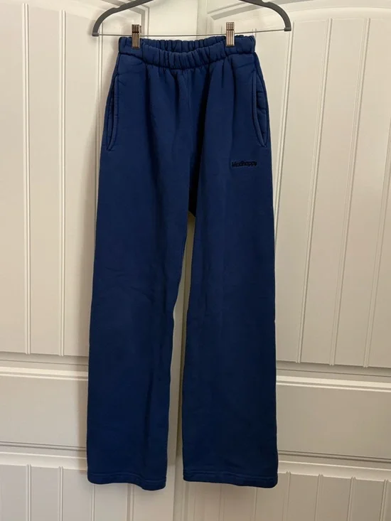 MadHappy Blue Cotton sweatsuit lounge set 100% cotton size XS - Picture 6 of 9